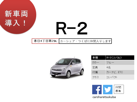 R-2のお知らせ